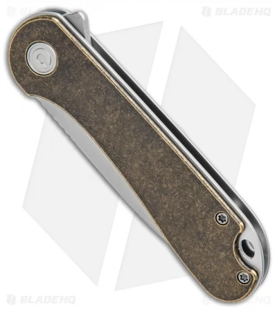 CIVIVI Elementum Liner Lock Knife Brass (2.9" Stonewash) 2 CIVIVI Elementum Liner Lock Knife Brass (2.9" Stonewash) - Image 2