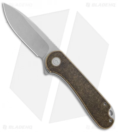 CIVIVI Elementum Liner Lock Knife Brass (2.9" Stonewash) 1 CIVIVI Elementum Liner Lock Knife Brass (2.9" Stonewash)
