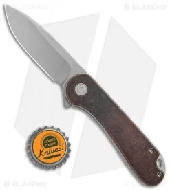 CIVIVI Elementum Liner Lock Knife Copper (2.9" Stonewash) -CIVIVI Shop CIVIVI Elementum LL Pantina Copper BB SW C907K BHQ 102827 jr bottlecap