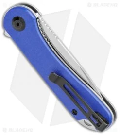 CIVIVI Elementum Liner Lock Knife Blue G-10 (2.9" Satin D2) C907F -CIVIVI Shop CIVIVI Elementum Liner Lock Blue G 10 Satin C907F BHQ 104241 jr side 1