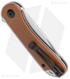 CIVIVI Elementum Liner Lock Knife Brown Micarta (2.9" Satin D2) C907M -CIVIVI Shop CIVIVI Elementum Liner Lock Brown Micarta Satin C907M BHQ 104242 jr side