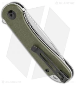 CIVIVI Elementum Liner Lock Knife Green G-10 (2.9" Satin D2) C907E -CIVIVI Shop CIVIVI Elementum Liner Lock Green G 10 Satin C907E BHQ 104240 jr side