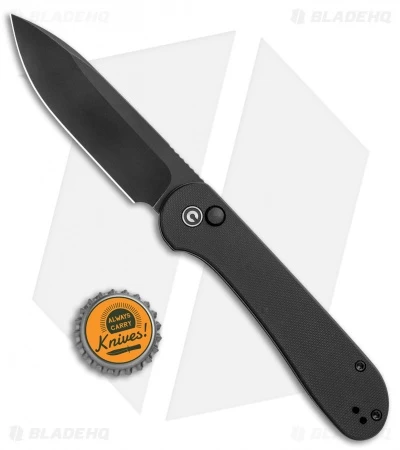 CIVIVI Elementum Button Lock Knife Black G-10 (3.5" Black) C2103A 4 CIVIVI Elementum Button Lock Knife Black G-10 (3.5" Black) C2103A - Image 4