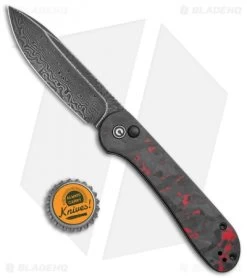 CIVIVI Elementum Button Lock Knife Red/Black Shred CF (3.5" Dam.)C2103DS-2 7 CIVIVI Elementum Button Lock Knife Red/Black Shred CF (3.5" Dam.)C2103DS-2 -CIVIVI Shop CIVIVI Elementum Push Button Lock Shred CF with Red Damascus BHQ 120925 jr bottlecap