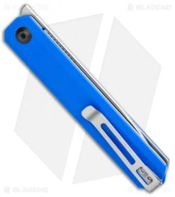 CIVIVI Exarch Liner Lock Knife Blue G-10 (3.22" Satin) C2003B -CIVIVI Shop CIVIVI Exarch LL Blue G 10 Satin C2003B BHQ 110924 jr side