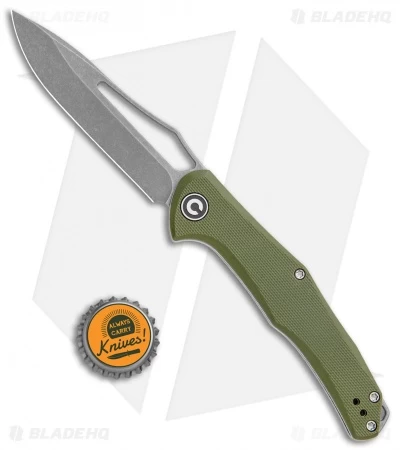 CIVIVI Fracture Drop Point Slip Joint Knife OD Green G-10 (3.5" BB/SW) C2009A 4 CIVIVI Fracture Drop Point Slip Joint Knife OD Green G-10 (3.5" BB/SW) C2009A - Image 4