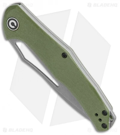 CIVIVI Fracture Drop Point Slip Joint Knife OD Green G-10 (3.5" BB/SW) C2009A 2 CIVIVI Fracture Drop Point Slip Joint Knife OD Green G-10 (3.5" BB/SW) C2009A - Image 2