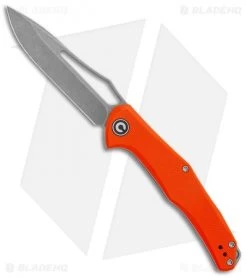 CIVIVI Fracture Drop Point Slip Joint Knife Orange G-10 (3.5" BB/SW) C2009C