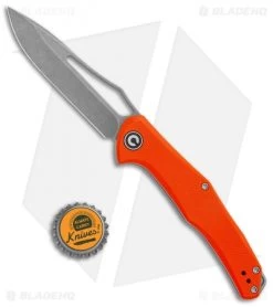 CIVIVI Fracture Drop Point Slip Joint Knife Orange G-10 (3.5" BB/SW) C2009C -CIVIVI Shop CIVIVI Fracture SJ Orange G 10 SW DP C2009C BHQ 114172 jr bottlecap
