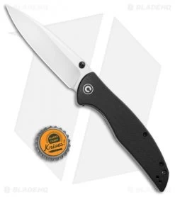 CIVIVI Governor Liner Lock Knife Black G-10 (3.86" Satin D2) C911C -CIVIVI Shop CIVIVI Governer LL Black G 10 Satin C911C BHQ 103142 jr bottlecap