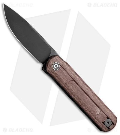 CIVIVI Hel Foldis Slip Joint Knife Brown Linen Micarta (2.67" Black SW) C21044-2 1 CIVIVI Hel Foldis Slip Joint Knife Brown Linen Micarta (2.67" Black SW) C21044-2