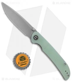 CIVIVI Imperium Liner Lock Knife Natural G-10 (3.5" Stonewash) C2107A -CIVIVI Shop CIVIVI Imperium LL Natural G 10 SW C2107A BHQ 123530 jr bottlecap