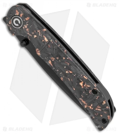 CIVIVI Imperium Liner Lock Knife Shredded CF/Copper (3.5" Black) C2106C 2 CIVIVI Imperium Liner Lock Knife Shredded CF/Copper (3.5" Black) C2106C - Image 2