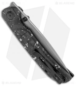 CIVIVI Imperium Liner Lock Knife Shredded CF/Silver (3.5" Stonewash) C2106B -CIVIVI Shop CIVIVI Imperium LL Shredded CF Silver SW C2106B BHQ 123528 jr side