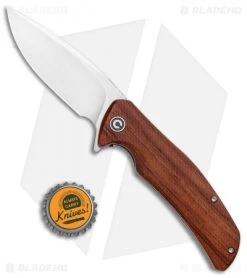 CIVIVI Incite Liner Lock Knife Cuibourtia Wood (3.7" Satin) C908D -CIVIVI Shop CIVIVI Incite LL Black Cuibourtia Wood Satin C908D BHQ 100867 jr bottlecap