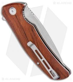 CIVIVI Incite Liner Lock Knife Cuibourtia Wood (3.7" Satin) C908D -CIVIVI Shop CIVIVI Incite LL Black Cuibourtia Wood Satin C908D BHQ 100867 jr side