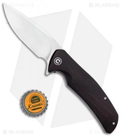 CIVIVI Incite Liner Lock Knife Black Ebony Wood (3.7" Satin) C908E -CIVIVI Shop CIVIVI Incite LL Black Ebony Wood Satin C908E BHQ 100868 jr bottlecap