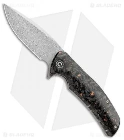 CIVIVI Incite Liner Lock Knife Copper Foil/Clear Resin (3.7" Damascus) C908DS-2