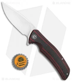 CIVIVI Incite Liner Lock Knife Red G-10/Carbon Fiber (3.7" Satin) C908C 8 CIVIVI Incite Liner Lock Knife Red G-10/Carbon Fiber (3.7" Satin) C908C -CIVIVI Shop CIVIVI Incite LL Red G 10 CF Satin C908C BHQ 100866 jr bottlecap