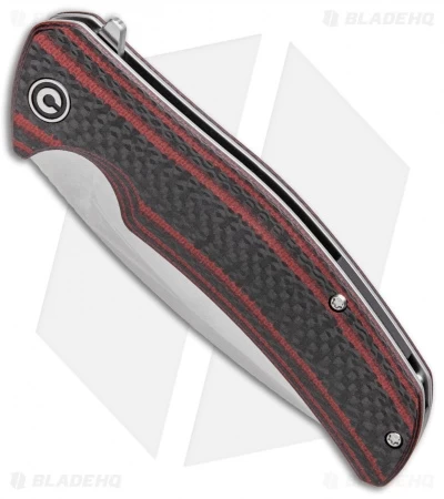 CIVIVI Incite Liner Lock Knife Red G-10/Carbon Fiber (3.7" Satin) C908C 2 CIVIVI Incite Liner Lock Knife Red G-10/Carbon Fiber (3.7" Satin) C908C - Image 2
