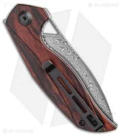 CIVIVI Isham Anthropos Flipper Knife Sandalwood (3.25" Damascus) C903DS-2 6 CIVIVI Isham Anthropos Flipper Knife Sandalwood (3.25" Damascus) C903DS-2 -CIVIVI Shop CIVIVI Isham Anthropos Flipper Knife Cocobolo Damascus C903DS 2 BHQ 105680 kp jr side