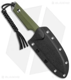 CIVIVI Kepler Fixed Blade Knife OD Green G-10 W/Lanyard (4.5" Satin) -CIVIVI Shop CIVIVI Kepler Fixed Blade OD Green G 10 Satin C2109A BHQ 106960 jr sheath