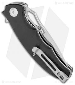 CIVIVI Little Fiend Liner Lock Knife Black G-10 (3" Satin D2) C910C -CIVIVI Shop CIVIVI Little Fiend LL Black G 10 Satin C910C BHQ 103139 jr side 2