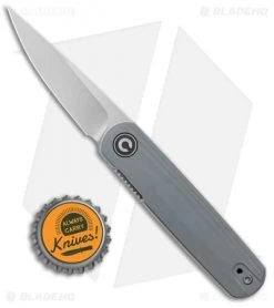 CIVIVI Lundquist Lumi Liner Lock Knife Gray G-10 (2.6" Stonewash) -CIVIVI Shop CIVIVI Lundquist Lumi LL Gray G 10 SW C20024 2 BHQ 134294 jr bottlecap