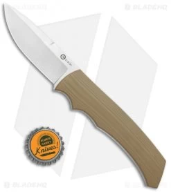 CIVIVI M2 Backup Fixed Blade Knife Tan G-10 (3" Satin) C2016A -CIVIVI Shop CIVIVI M2 BAckup Tan G 10 Satin C2016A BHQ 116962 jr bottlecap