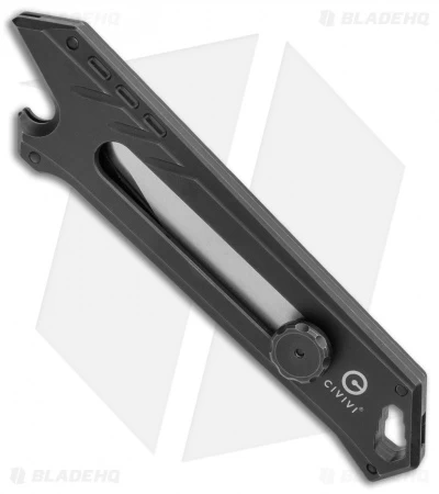 CIVIVI Mandate Black Titanium Utility Knife (9Cr18MoV + Damascus) 2 CIVIVI Mandate Black Titanium Utility Knife (9Cr18MoV + Damascus) - Image 2