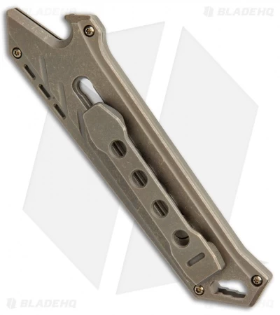 CIVIVI Mandate Bronze Titanium Utility Knife (9Cr18MoV + Damascus) 3 CIVIVI Mandate Bronze Titanium Utility Knife (9Cr18MoV + Damascus) - Image 3