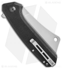 CIVIVI Mastodon Liner Lock Knife Black G-10 (3.8" Stonewash) -CIVIVI Shop CIVIVI Mastodon Liner Lock Knife Black G 10 3.8 C2012C BHQ 115280 LS Side