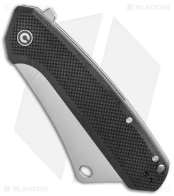 CIVIVI Mastodon Liner Lock Knife Black G-10 (3.8" Stonewash) -CIVIVI Shop CIVIVI Mastodon Liner Lock Knife Black G 10 3.8 C2012C BHQ 115280 LS Spine