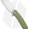CIVIVI Mastodon Liner Lock Knife OD Green G-10 (3.8" Stonewash)