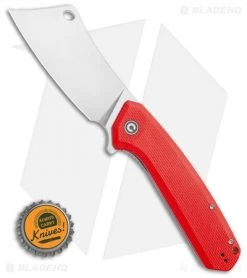 CIVIVI Mastodon Liner Lock Red G-10 (3.8" Stonewash) -CIVIVI Shop CIVIVI Mastodon Liner Lock Red G 10 3.8 Stonewash C2012B BHQ 115281 LS Bottlecap