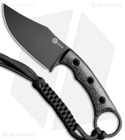 CIVIVI Midwatch Fixed Blade Knife Black Micarta (3.4" Black SW) C20059B-1 1 CIVIVI Midwatch Fixed Blade Knife Black Micarta (3.4" Black SW) C20059B-1