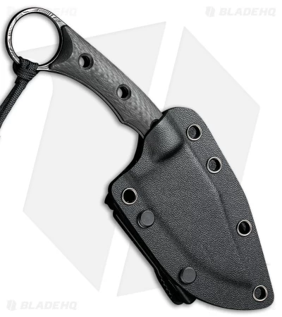 CIVIVI Midwatch Fixed Blade Knife Twill CF (3.4" Damascus) C20059B-DS1 2 CIVIVI Midwatch Fixed Blade Knife Twill CF (3.4" Damascus) C20059B-DS1 - Image 2