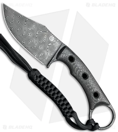 CIVIVI Midwatch Fixed Blade Knife Twill CF (3.4" Damascus) C20059B-DS1 1 CIVIVI Midwatch Fixed Blade Knife Twill CF (3.4" Damascus) C20059B-DS1