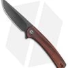 CIVIVI Mini Asticus Liner Lock Knife Cuibourtia Wood (3.25" Black Stonewash)