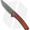 CIVIVI Mini Asticus Liner Lock Knife Cuibourtia Wood (3.25" Damascus)