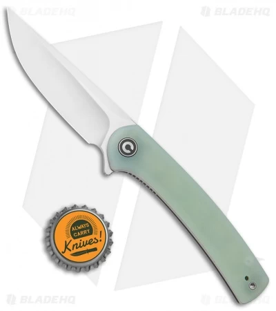 CIVIVI Mini Asticus Liner Lock Knife Natural Jade G-10 (3.25" Satin) 4 CIVIVI Mini Asticus Liner Lock Knife Natural Jade G-10 (3.25" Satin) - Image 4