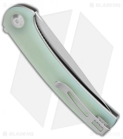 CIVIVI Mini Asticus Liner Lock Knife Natural Jade G-10 (3.25" Satin) 3 CIVIVI Mini Asticus Liner Lock Knife Natural Jade G-10 (3.25" Satin) - Image 3