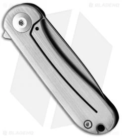 CIVIVI Mini Elementum Frame Lock Knife Hand-Rubbed Brass (1.8" Gray) 3 CIVIVI Mini Elementum Frame Lock Knife Hand-Rubbed Brass (1.8" Gray) -CIVIVI Shop CIVIVI Mini Elementum FL Brass SW BHQ 135761 jr side