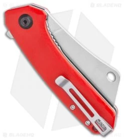 CIVIVI Mini Mastodon Liner Lock Knife Red G-10 (3" Stonewash) -CIVIVI Shop CIVIVI Mini Mastodon Liner Lock Knife Red G 10 3 Stonewash C2011B BHQ 115278 LS Side