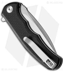 CIVIVI Mini Praxis Flipper Liner Lock Knife Black G-10 (2.98" Satin D2) -CIVIVI Shop CIVIVI Mini Praxis Flipper LL Black G 10 Satin BHQ 175644 jr side