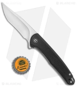 CIVIVI Mini Sandbar Liner Lock Knife Black G-10 (2.9" Satin) C20011-1 -CIVIVI Shop CIVIVI Mini Sandbar LL Knife Natural Black G 10 Satin BHQ 142901 jr bottlecap