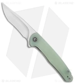 CIVIVI Mini Sandbar Liner Lock Knife Natural Jade G-10 (2.9" Satin ) C20011-2