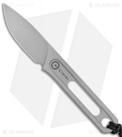 CIVIVI Minimis Fixed Blade Knife W/ Pocket Sheath (2.2" Stonewash) 1 CIVIVI Minimis Fixed Blade Knife W/ Pocket Sheath (2.2" Stonewash)