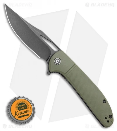 CIVIVI Ortis Liner Lock Knife OD Green FRN (3.2" Black) C2013C 4 CIVIVI Ortis Liner Lock Knife OD Green FRN (3.2" Black) C2013C - Image 4