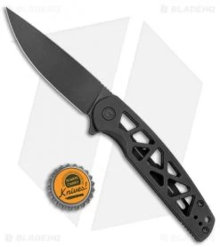 CIVIVI Perf Skeletonized Frame Lock Knife Black Steel (3.1" Black) -CIVIVI Shop CIVIVI Perf Skeletonized FL Black Steel Black BHQ 120918 jr bottlecap